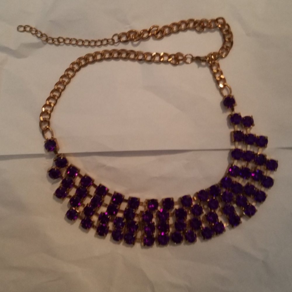 Purple Stone Necklace